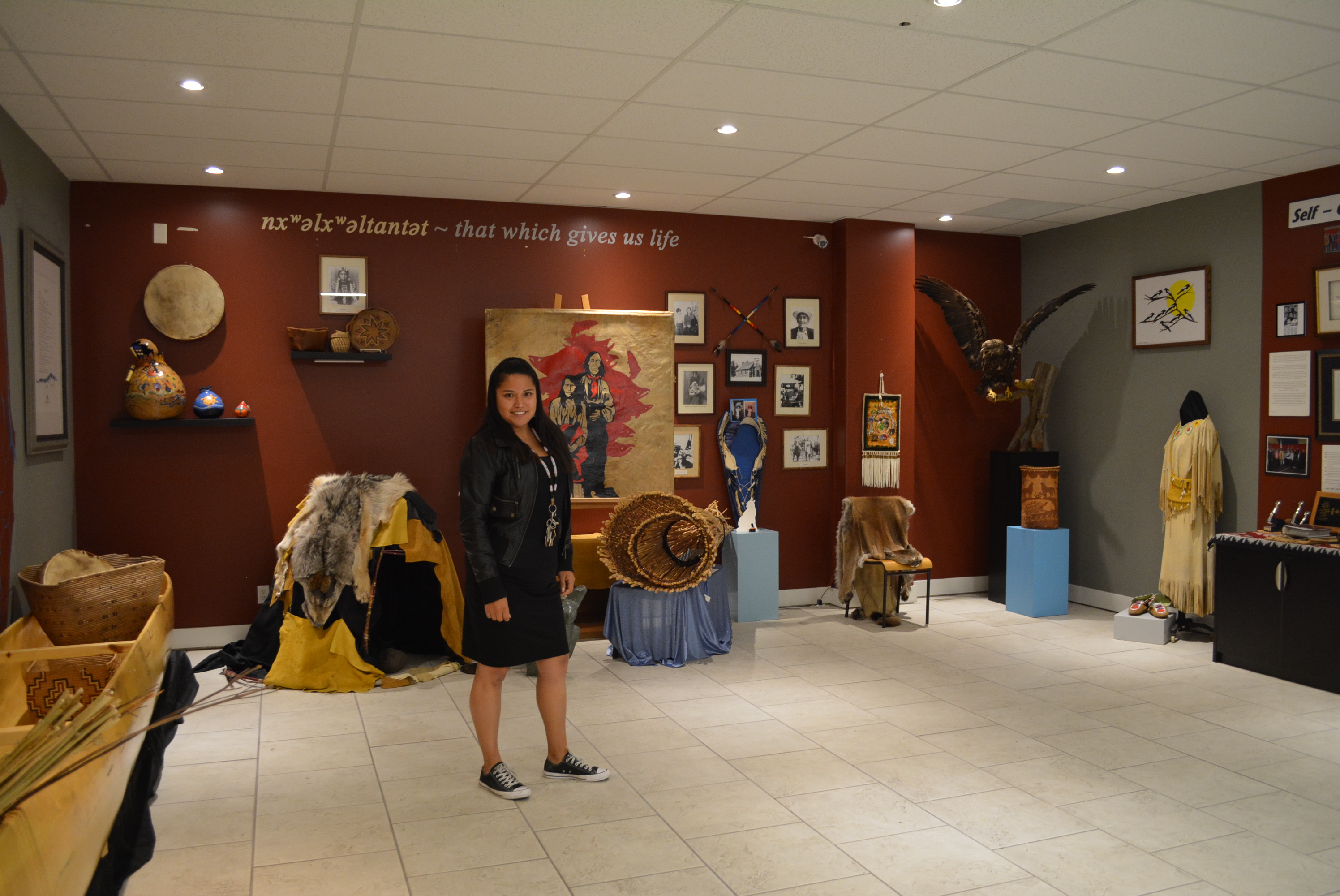 Dans le cadre d’activités culturels et historiques, les étudiants de l’Académie visite le musée de la Première Nation de Westbank. 